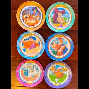 Vintage McDonalds Disney 6 plate set- NEVER USED